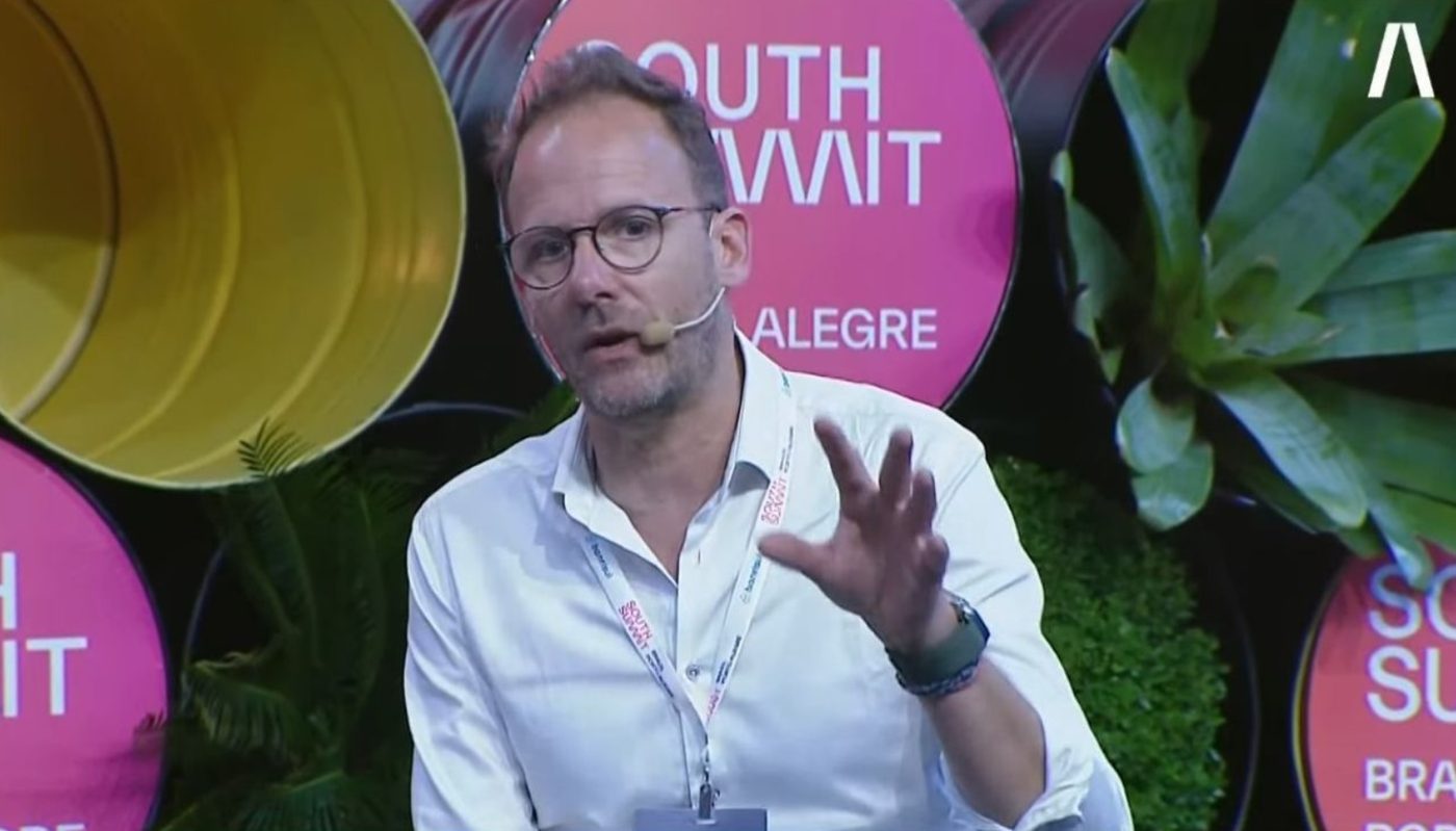 Frédéric Kauffmann interviniendo en South Summit Brasil
